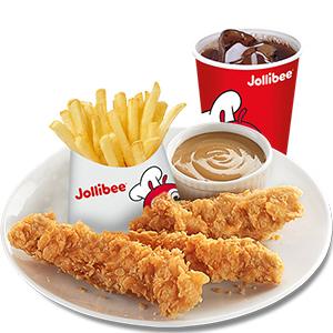 3pcs Chicken Strips w/ Regular French Fries & Regular Soft Drink