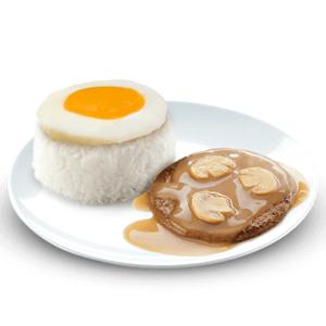 1pc Burger Steak w/ Rice & Egg