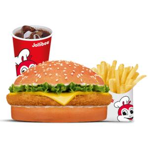 Crispy Chicken Burger, Regular Fries & Regular Soft Drink