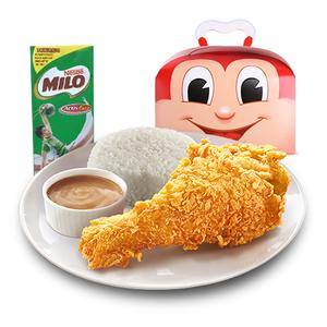 1pc Chickenjoy w/ Rice & Milo in Tetra